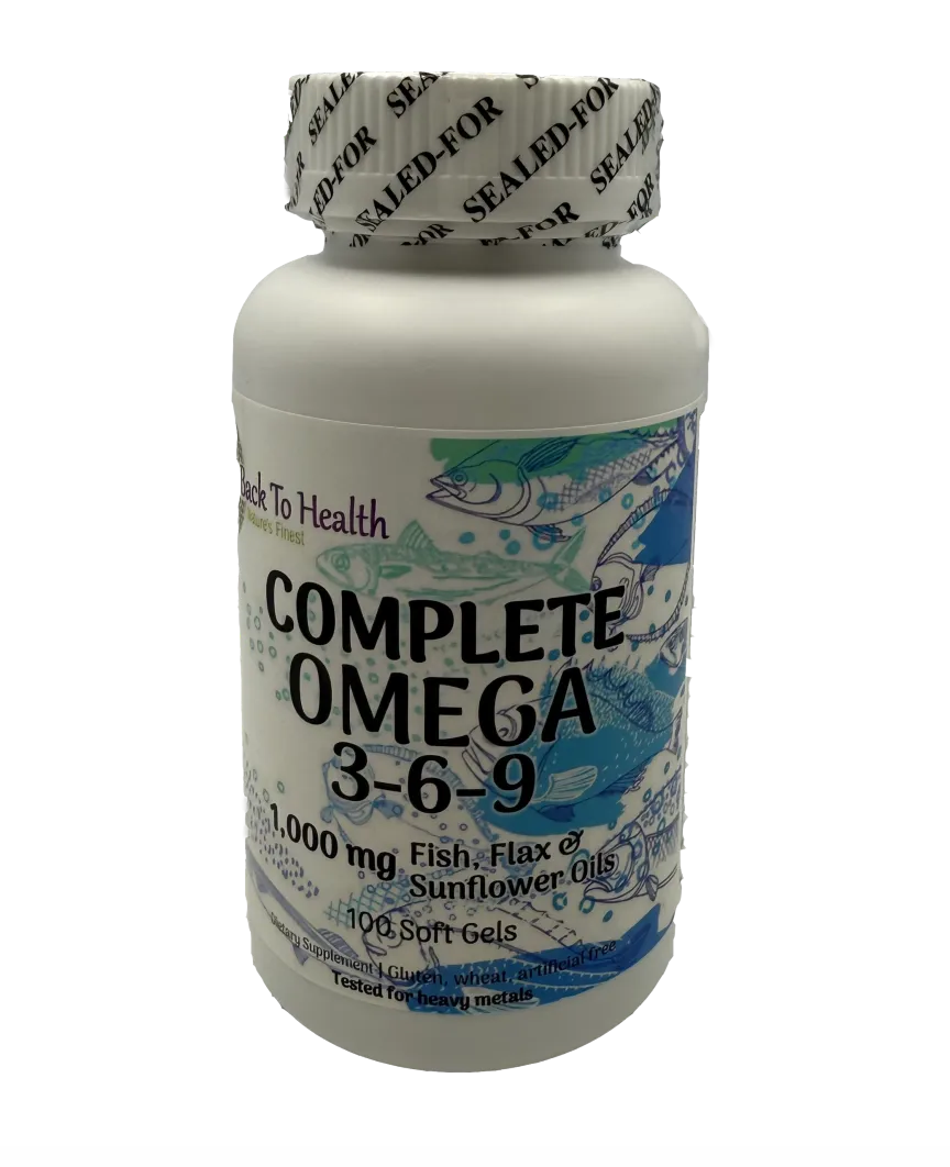 Complete Omega 3-6-9 Fish 100 Soft Gels
