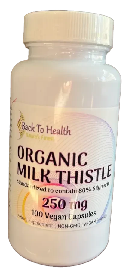 Organic Milk Thistle 250mg 100 count